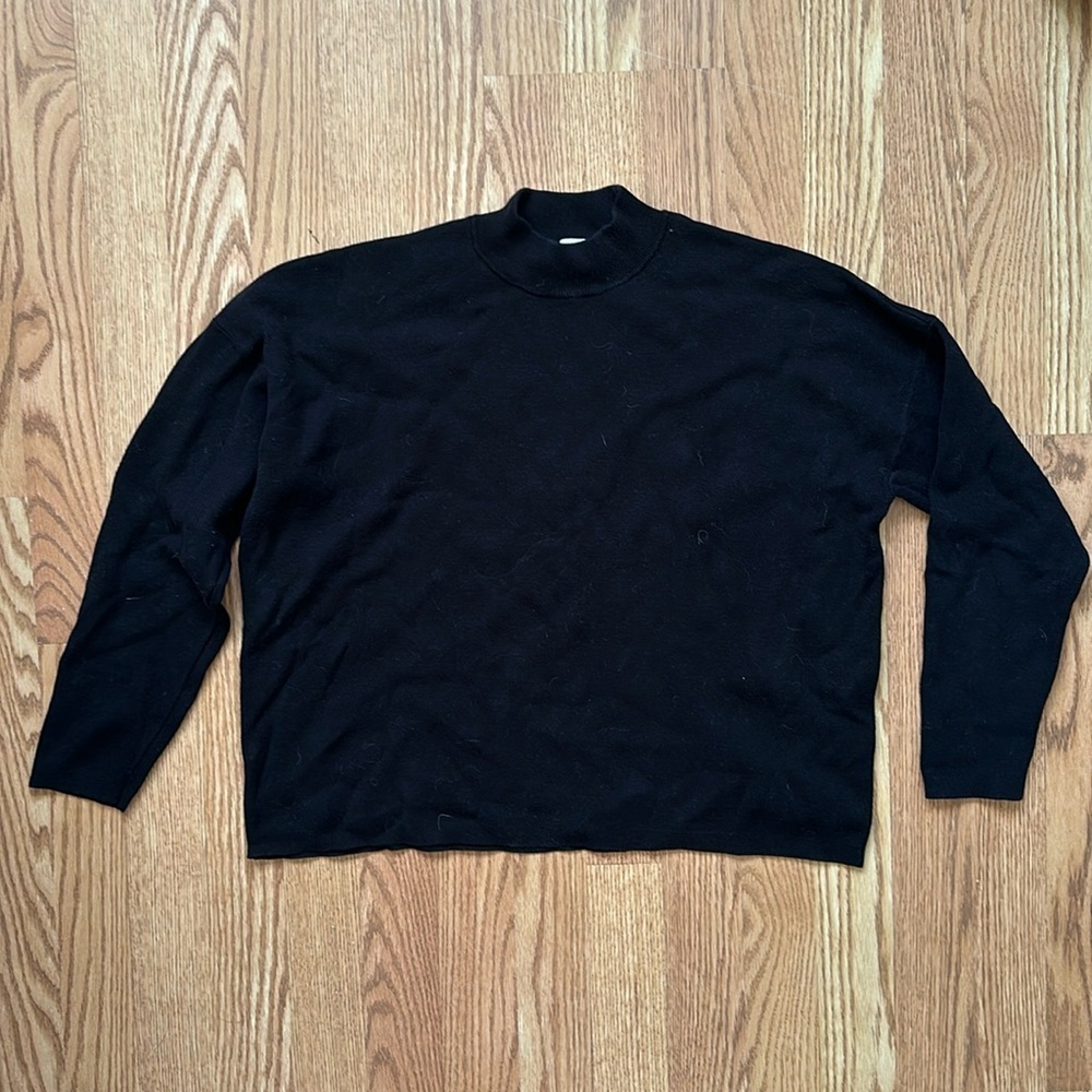 Black H&M Mock Turtleneck